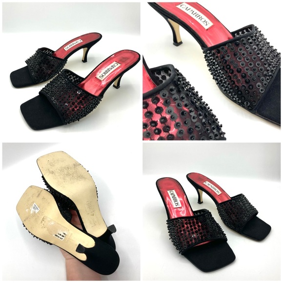 Y2k embellished mesh heels heels - Picture 7 of 7